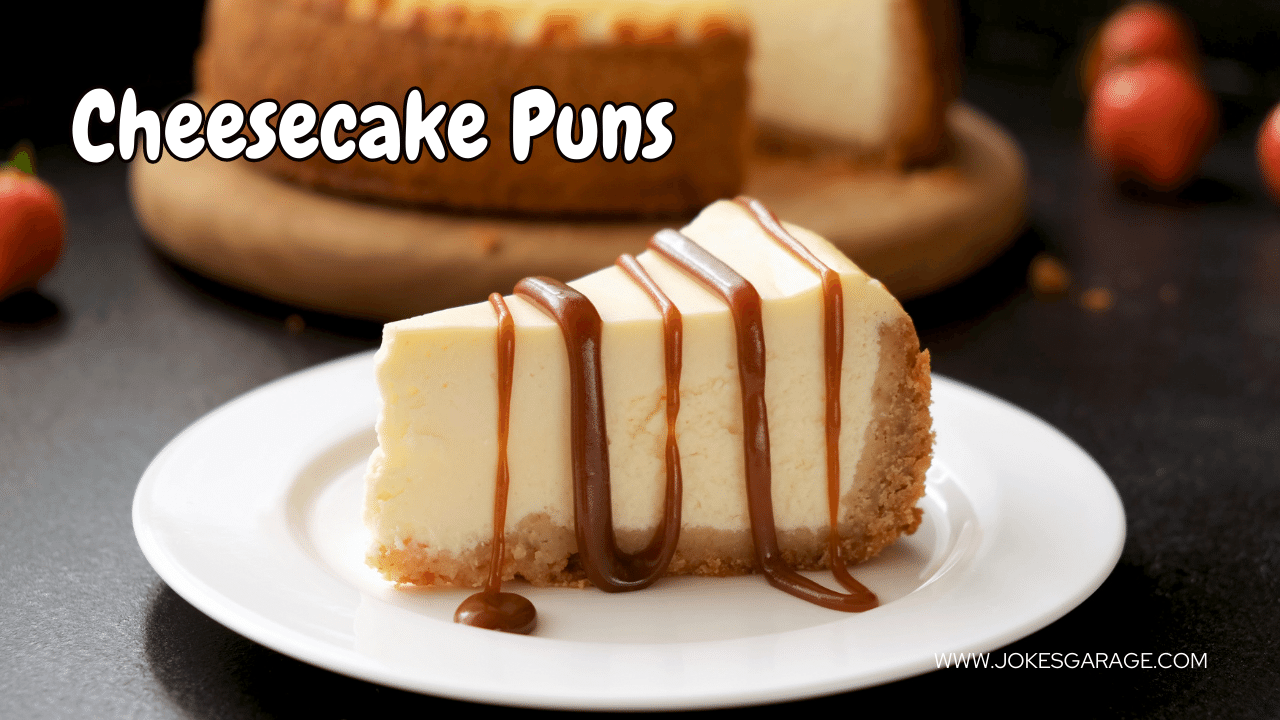 Cheesecake Puns 96 One Liners Jokes Garage