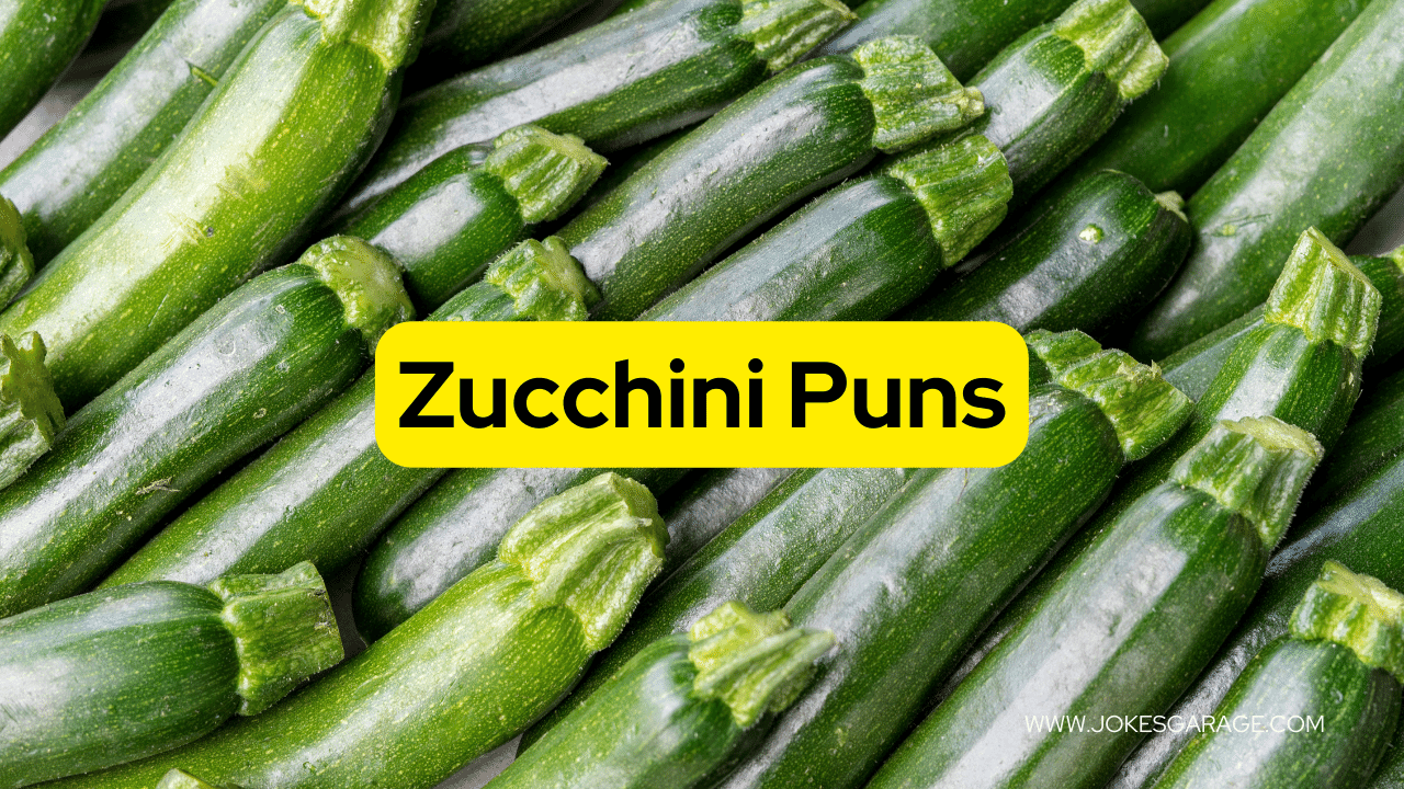 Short Zucchini Puns Jokes Garage